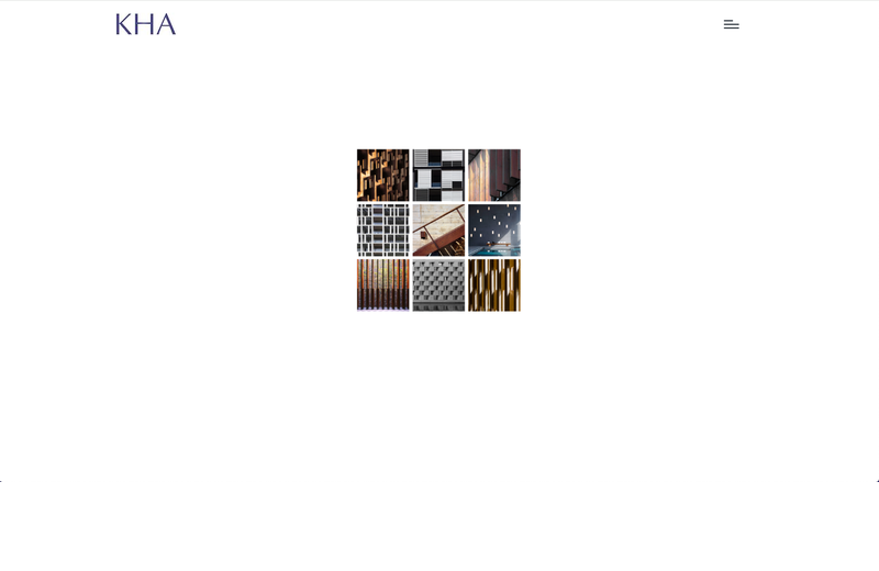 Screenshot of the Kerry Hill Architects website